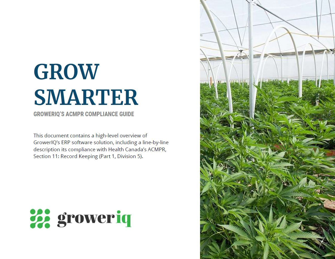 GrowerIQ's cannabis consulting services includes documentation about how we help keep your facility in compliance.