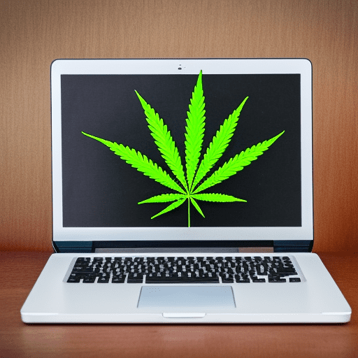 laptop for document control through a Cannabis Quality Management System