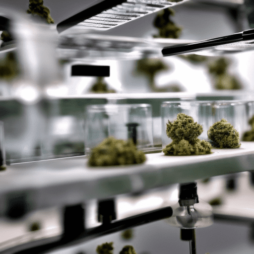 Cannabis disponible en una sección de inventario gestionada por un Sistema de Gestión de la Calidad del Cannabis