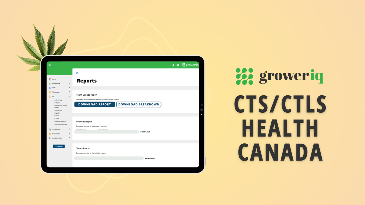 To navigate the CTS/CTLS Health Canada system, we share important pointers and steps for cannabis producers on how to report monthly data. 