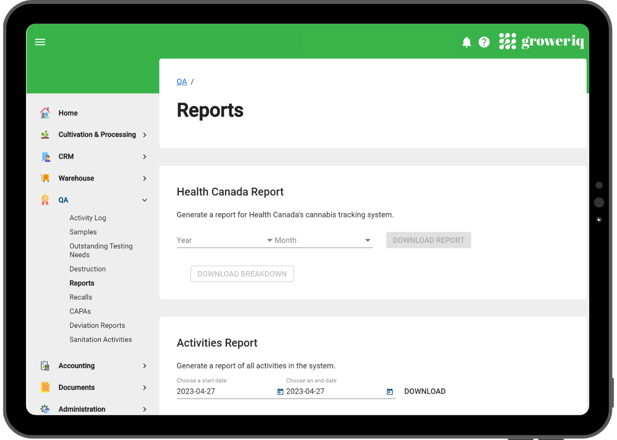 Cannabis Cultivation Software | Always Stay Compliant