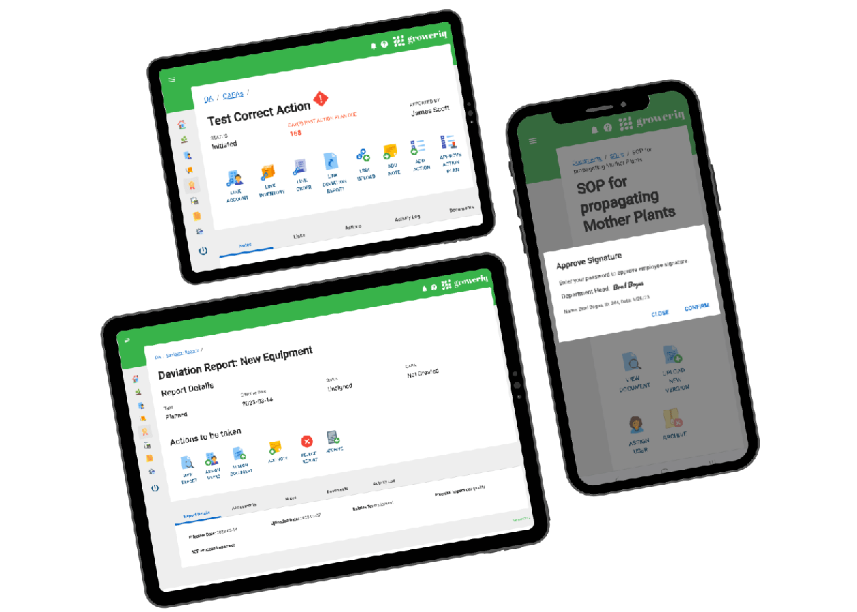 Quality Management System | Cannabis Enterprise Resource Planning