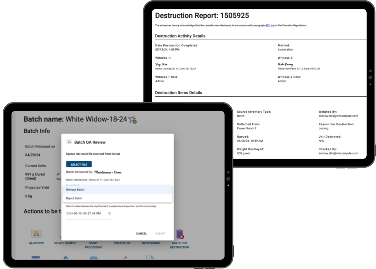 Cannabis seed to sale software for Australian producers