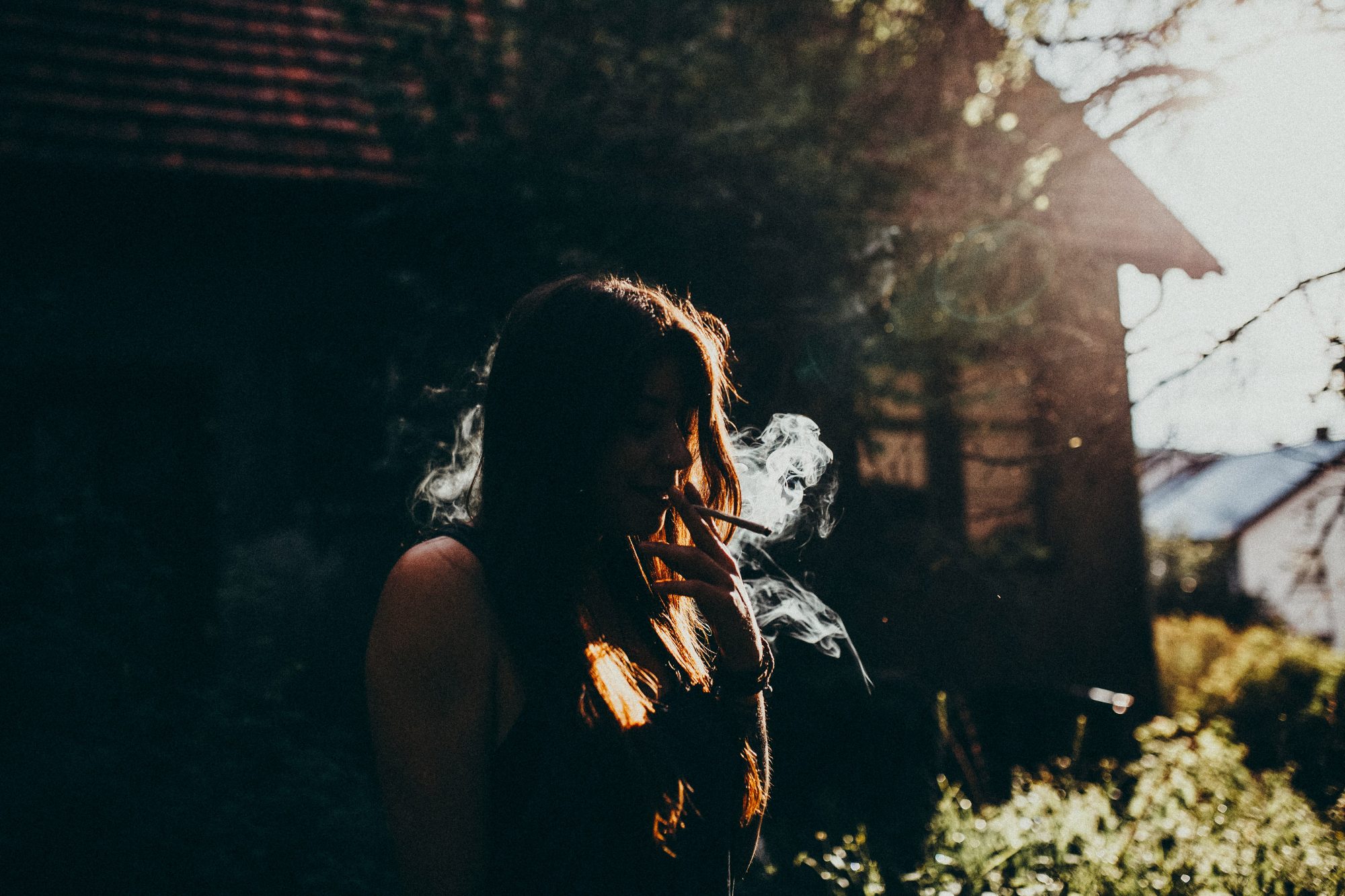 Woman Smoking - Malta Marihuana