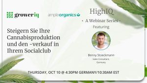 HighIQ Webinar Series: Enhance Cannabis Production & Sales in Germany