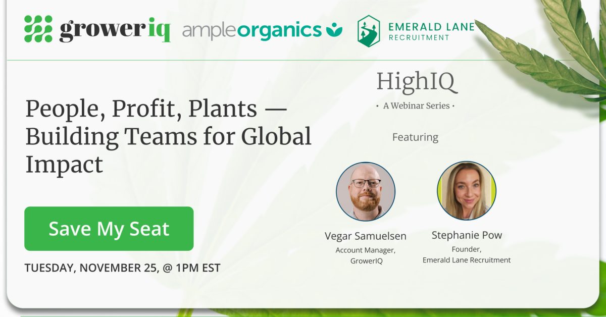HighIQ: People, Profit, Plants- Building Teams for Global Impact
