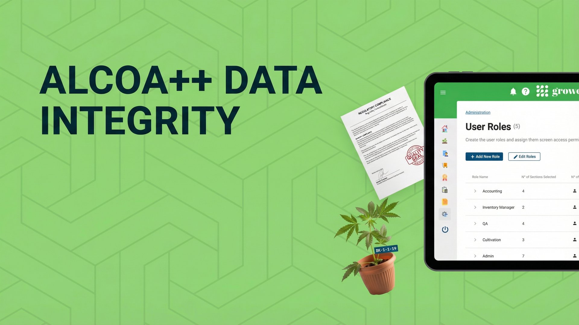 ALCOA data integrity cannabis