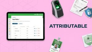 Attributable data integrity cannabis user tracking