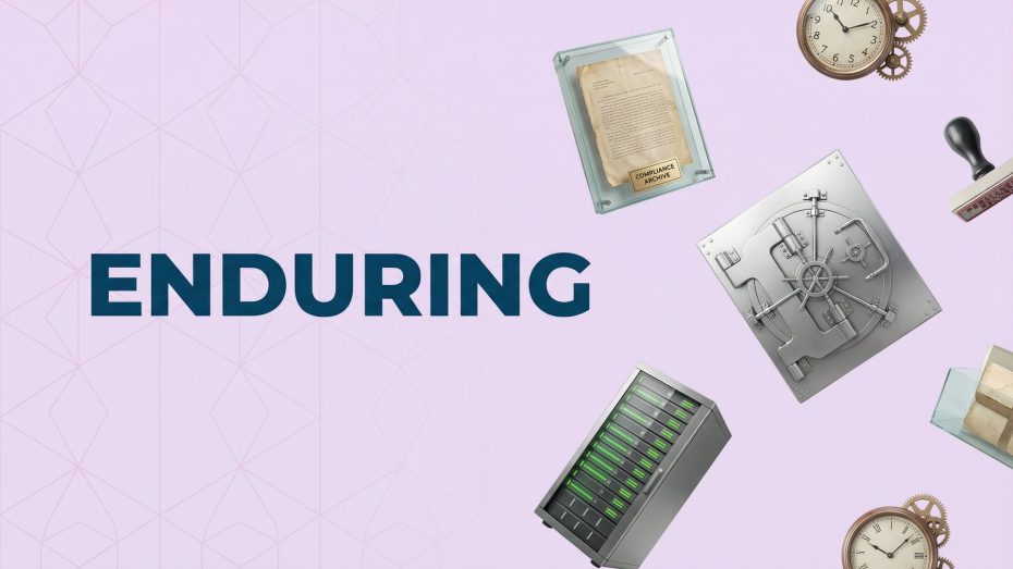 Enduring records cannabis audit trail permanent storage