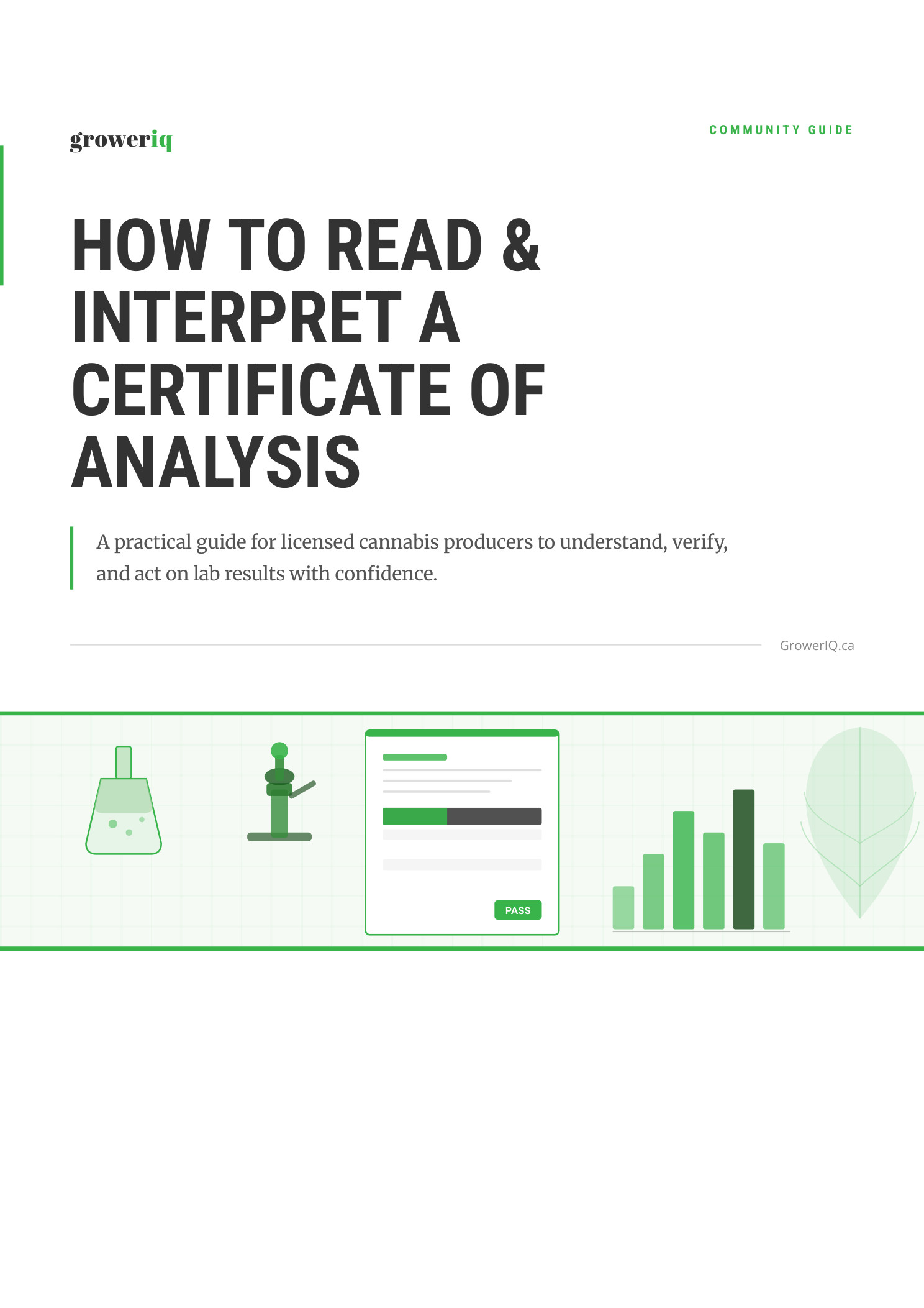 How to Read a Cannabis COA guide cover