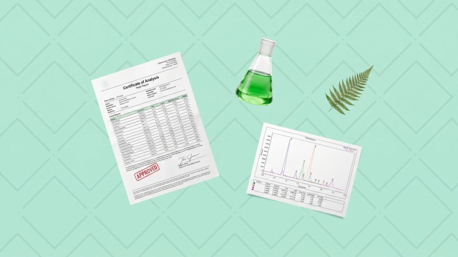 NZ Minimum Quality Standard lab testing certificate of analysis report with approved stamp