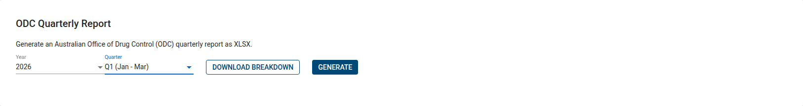 GrowerIQ ODC cannabis reporting template quarterly report generator