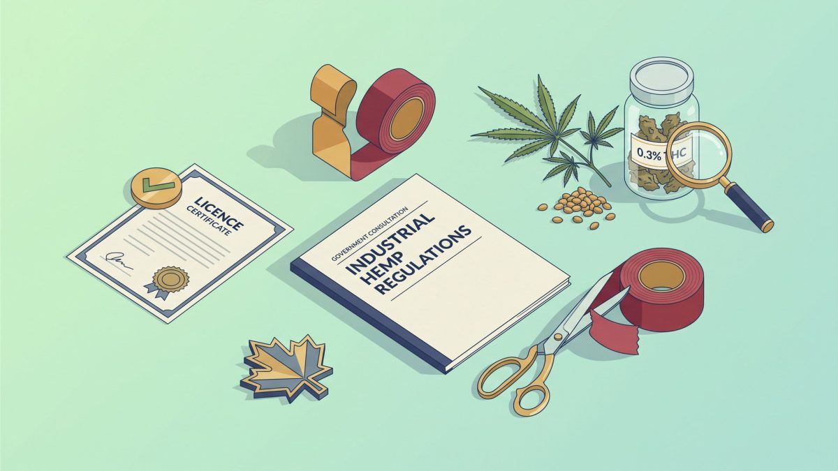 Canada industrial hemp regulations overhaul consultation with licence, red tape and 0.3% THC