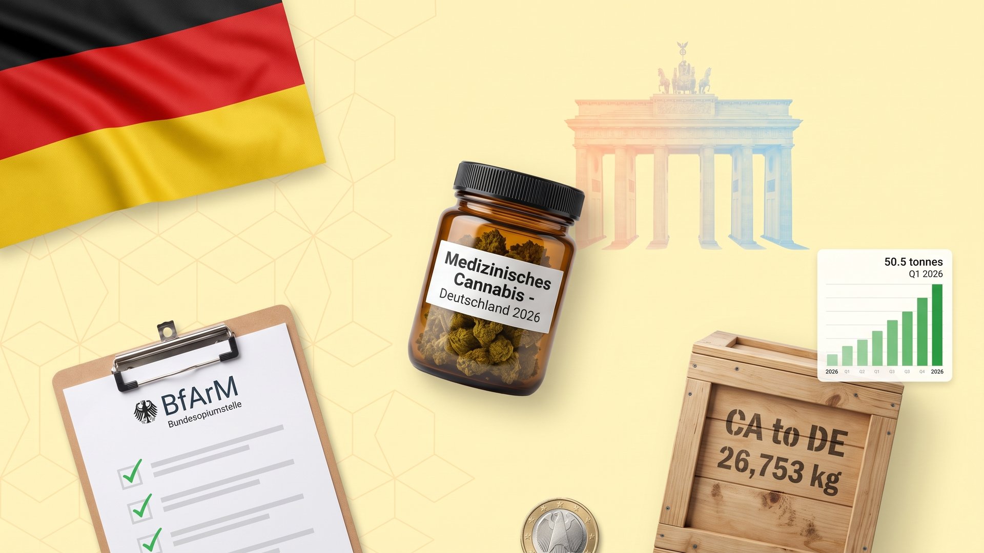 Germany medical cannabis imports 2026 supply chain by country